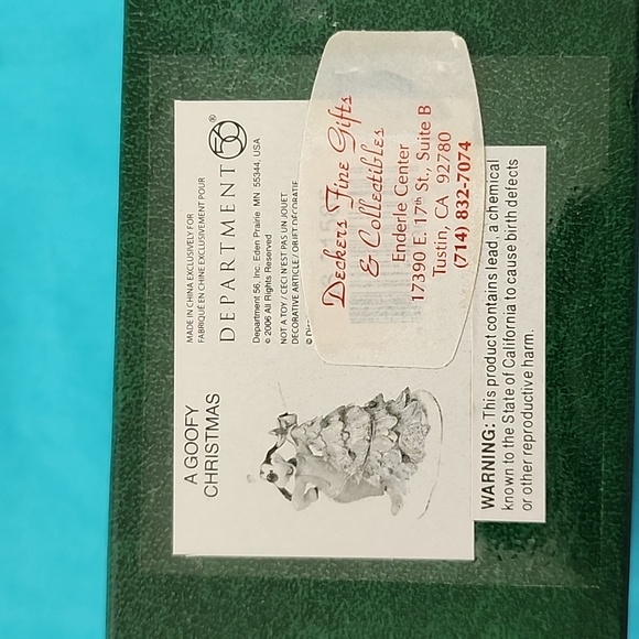 Department 56 Walt Disney Showcase Bejeweled Collection Goofy Limoge Box - Picture 11 of 15